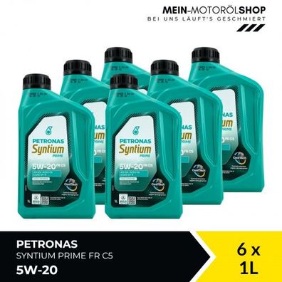 Petronas Syntium Prime FR 5W-20 C5 6x1 Liter