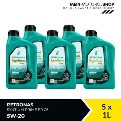 Petronas Syntium Prime FR 5W-20 C5 5x1 Liter