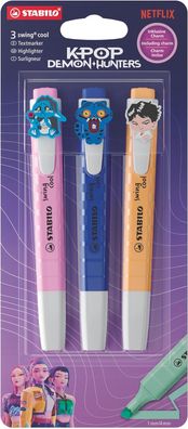 Stabilo - swing cool - KPop Demon Hunters 275/3-2-2 Textmarker 3er Pack