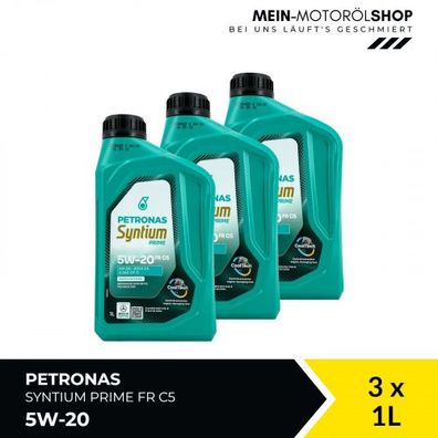 Petronas Syntium Prime FR 5W-20 C5 3x1 Liter