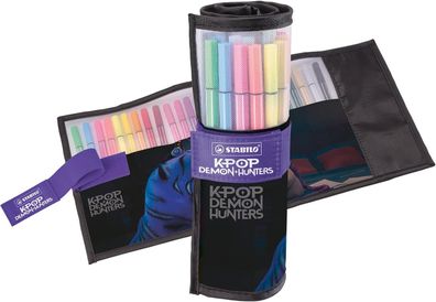 Stabilo - Pen 68 - KPop Demon Hunters 6825-066 Premium-Filzstift 23-er Rollerset
