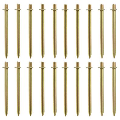 Moritz 20 x Stahl T-Profil Heringe 40 cm Erdnägel stabil Zeltheringe Sturmsicher Camp