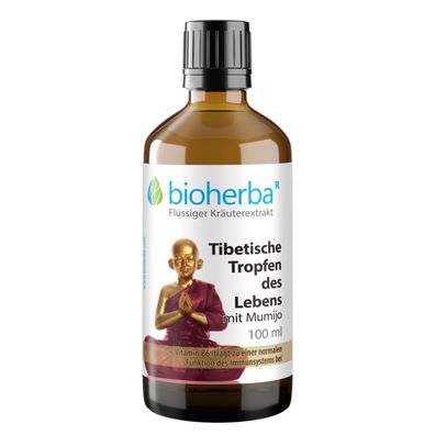 Bioherba Tibetische Tropfen des Lebens mit Mumijo Tinktur