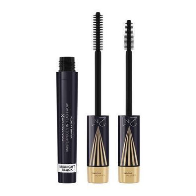 Max Factor Masterpiece 2in1 Mascara Verlaengerung & Volumen 003 Midnight Black, 7
