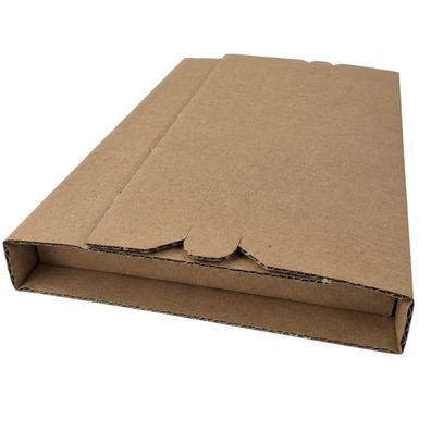 Buchverpackung Wickelkarton DIN A5 Umkarton 240x175x90mm mit Klebestreifen Braun