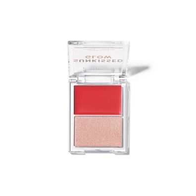 Sunkissed Glow, Glow&Illuminating, Rouge-HighlighterPalette, Coral Heatwave 4,7g