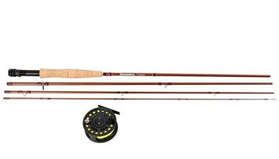 Fly Fishing Kit Snowbee - Rute-Rolle-Schnur- 9ft #6 - 4-teilig