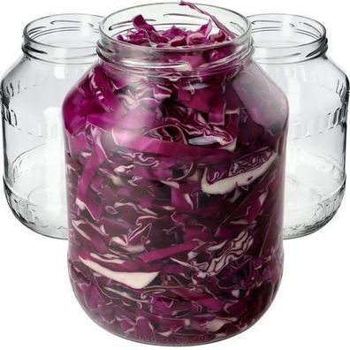KADAX Weckgläser 2,5L, Einmachglas zum Einlegen, fi100 mm, Einmachgläser