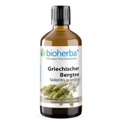 Bioherba Griechischer Bergtee Sideritis scardica Tropfen Tinktur