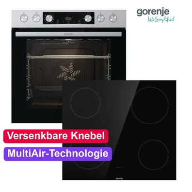Gorenje Herdset BC 6737 E02 X + ECD 641 BSC