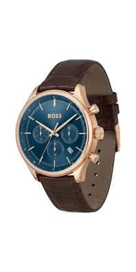 Hugo Boss Gregor Herrenuhr Chronograph roségold HB1514050