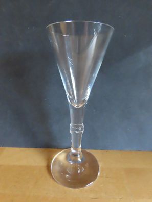 Schnapsglas Aperitivglas auf hohem Fuß 5cl Ring am Fuß