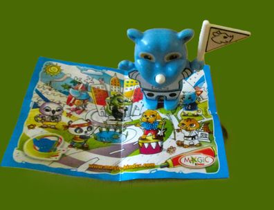 Blaue Nashorn-Figur mit BPZ TT372