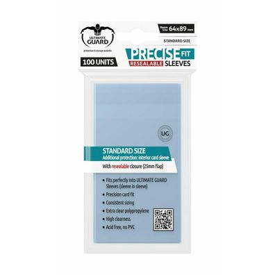 Precise-Fit Sleeves wiederverschließbar Standardgröße Transparent (100)