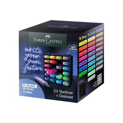 FABER-CASTELL Textmarker TL 46 24er Deskset