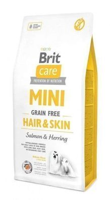 Brit Care Mini Grain-Free Hair&Skin Salmon 7kg - Hundefutter kleine Rassen