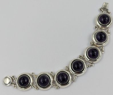Silberarmband NILS ERIK FORM Denmark 0,925 Sterlingsilber Amethyst