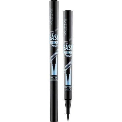 Catrice It's Easy Tattoo Wasserfester Eyeliner Stift 010 Schwarz Lebensfest, 1 m