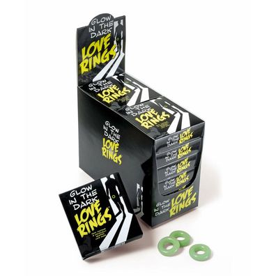 Spencer & Fleetwood Glow In The Dark Love Rings