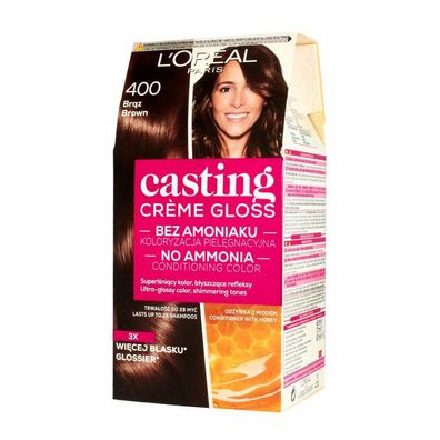 L'Oréal Paris Casting Creme Gloss Cream Farbe Nr. 400 Braun 1op
