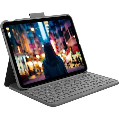 Logitech Bluetooth Slim Folio iPad 10. Gen oxford grey