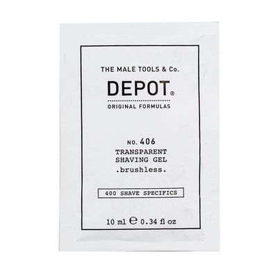Depot 400 Shave Specifics #406 Menthol Erweichendes und erfrischendes Rasiergel 10ml