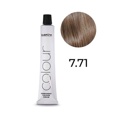 Essential Colour, permanente Haarfarbe, 7/71 Mittelaschkastanienblond, 100 ml