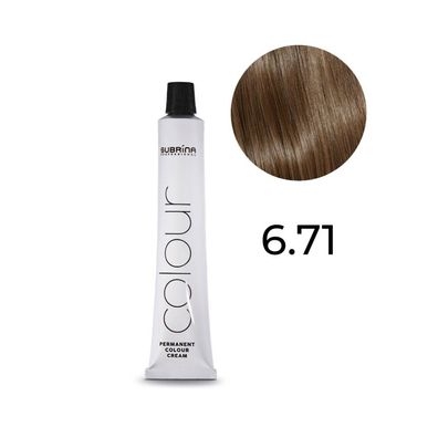 Essential Colour, permanente Haarfarbe, 6/71 Dunkles Aschkastanienblond, 100ml