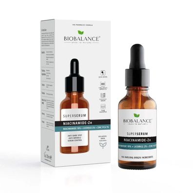 Bio Balance Niacinamid-Zn Anti-Pigmentierung Tag/Nacht Serum für Gesicht 30ml