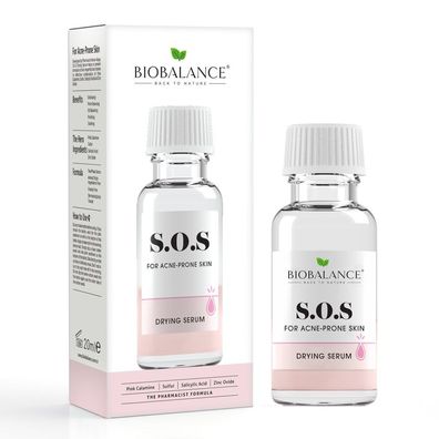 Bio Balance S.O.S reinigende und entschlackende tonisierende Lotion für Gesicht 20ml