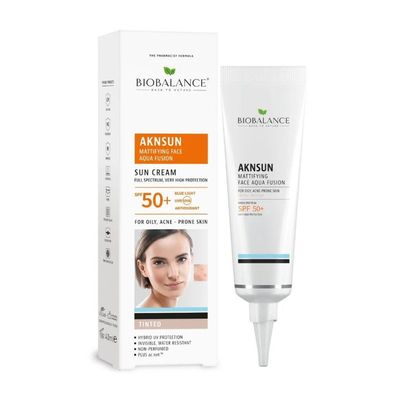 Bio Balance AKNSUN Mattierende und schützende Creme für Gesicht SPF 50 40 ml