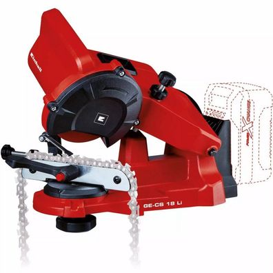 Akku-Sägeketten-Schärfgerät GE-CS 18 Li (rot/schwarz, ohne Akku und Ladegerät)