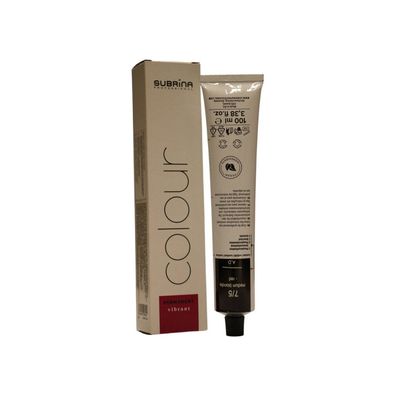 Subrina Professional Essential Colour, permanente Haarfarbe, 7/5, 100 ml