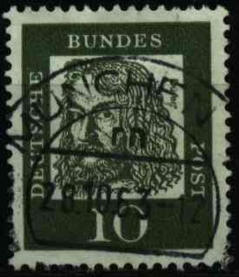 BRD DS BED. DEUT. Nr 350y zentrisch gestempelt X0E6EF6