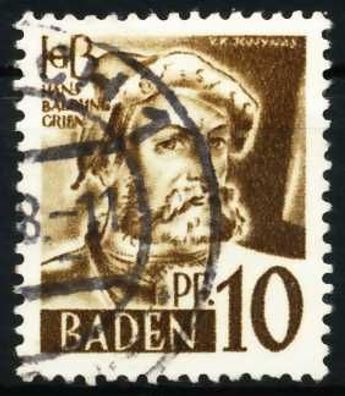 FZ BADEN 2. Ausgabe Spezialisiert Nr 17yaI gestempelt X605ECA