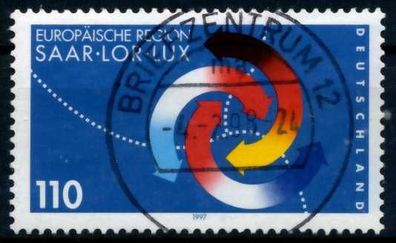 BRD 1997 Nr 1957 zentrisch gestempelt X6B1486