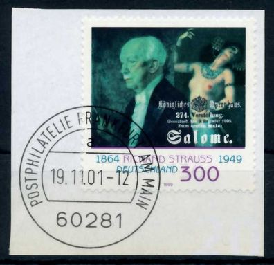BRD 1999 Nr 2076 gestempelt Briefstück zentrisch X6D1462