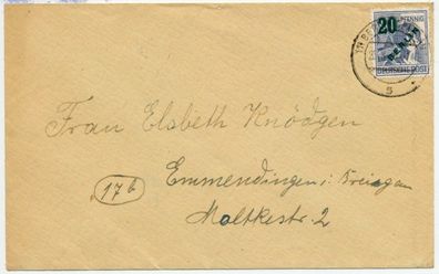 BERLIN 1949 Nr 66 BRIEF EF X73A666