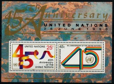 UNO NEW YORK Block 11 postfrisch X76D2D2