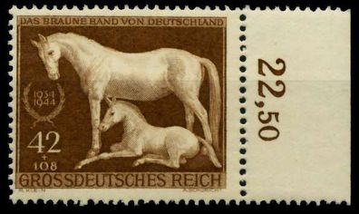 3. REICH 1944 Nr 899 postfrisch ORA X854BAE