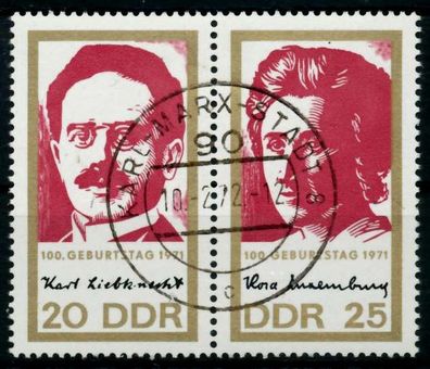 DDR Zusammendruck Nr WZd244 gestempelt WAAGR PAAR X97DDB6