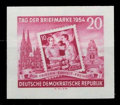 DDR 1954 Nr 445BXII postfrisch X7BCFAE