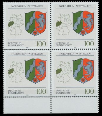 BRD 1993 Nr 1663 postfrisch Viererblock URA X7FD0DA