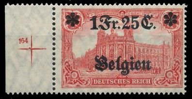 BES. 1WK Landespost Belgien Nr 8 ungebraucht SRA X410F7E