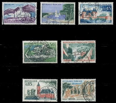Frankreich 1961 Nr 1365-1371 gestempelt X62D21E