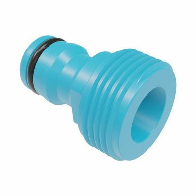 Cellfast BASIC Hahnanschluss mit Außengewinde 3/4", Blau, 51-235H