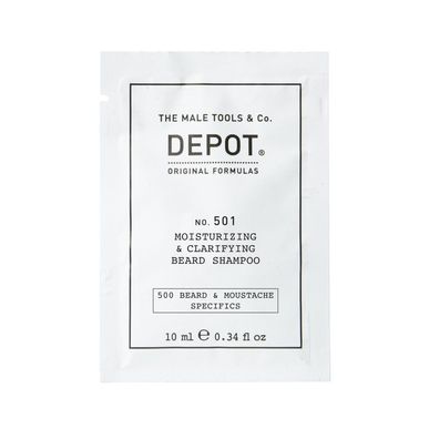 Depot 500 Bart & Schnurrbart #501 Pro-Vitamin B5 Bartshampoo Feuchtigkeit 10ml