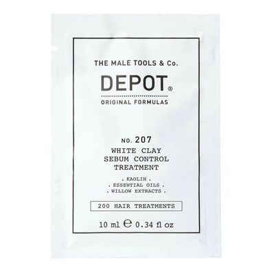 Depot 200 Hair Treatments #207 Kaolin Kopfhaut-Crememaske gegen Talg 10ml