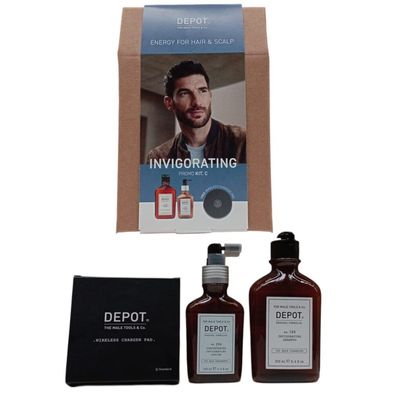 Depot Kit C #105 Shampoo gegen Haarausfall 250ml + #206 Belebende Haarlotion 100ml