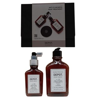 Depot Consumer Kit C #102 Anti-Schuppen Shampoo 250ml + #208 Detox-Lotion 100ml